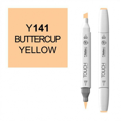 Маркер "Touch Brush" 141 желтый лютик Y141